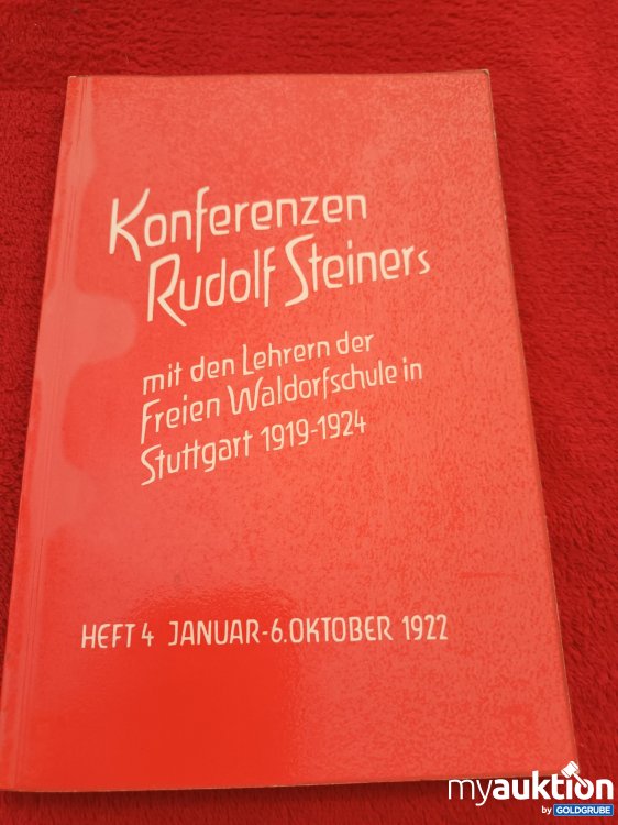 Artikel Nr. 928045 Artikel Nr. 928045: Konferenzen Rudolf Steiners