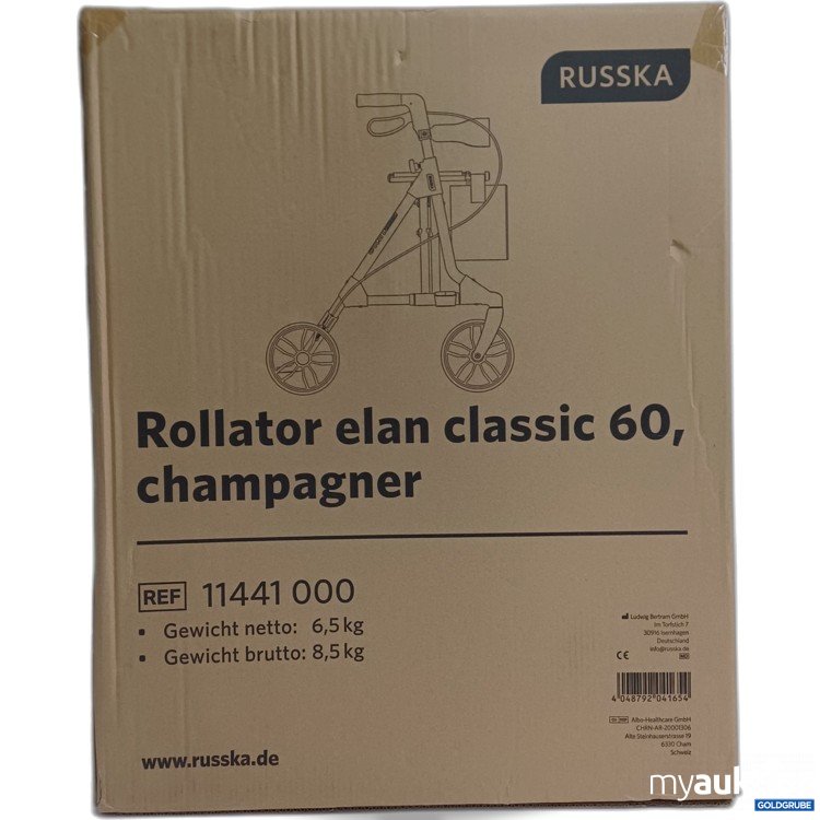 Artikel Nr. 961045 Artikel Nr. 961045: Russka Rollator elan classic 60, champagner 11441000