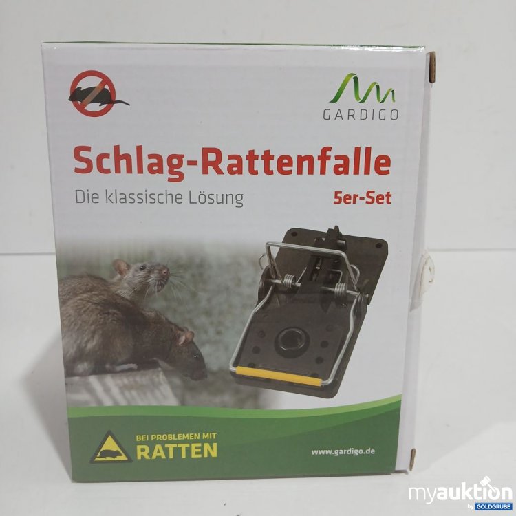 Artikel Nr. 964045: Gardigo Schlag-Rattenfalle 5er-Set