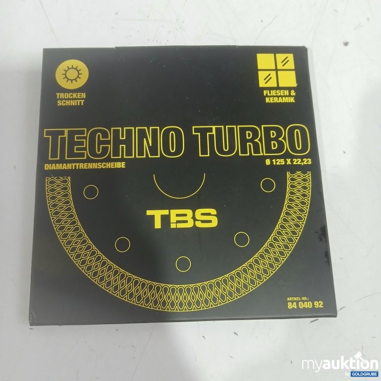Artikel Nr. 448046 Artikel Nr. 448046: TECHNO TURBO Diamanttrennscheibe Ø 125 x 22,23 8404092
