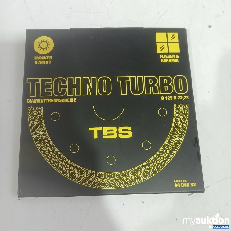 Artikel Nr. 448046 Artikel Nr. 448046: TECHNO TURBO Diamanttrennscheibe Ø 125 x 22,23 8404092