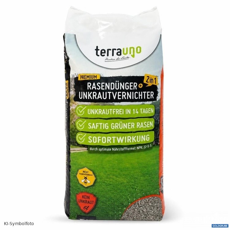 Artikel Nr. 466046 Artikel Nr. 466046: terrauno Rasendünger und Unkrautvernichter 5 kg