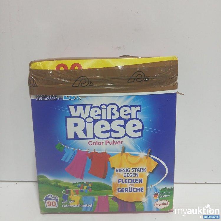 Artikel Nr. 479046 Artikel Nr. 479046: Weißer Riese Color Pulver 4,5kg Verpackung beschädigt