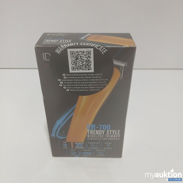 Artikel Nr. 857046 Artikel Nr. 857046: IDItalian ER-700 Trendy Style Wireless Trimmer