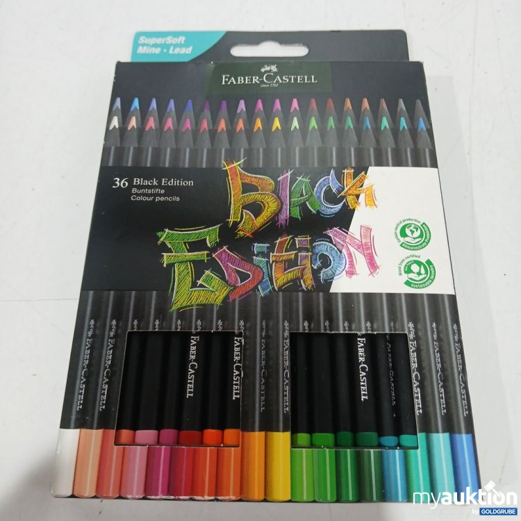 Artikel Nr. 920046: Faber-Castell Black Edition Buntstifte 36 Stück