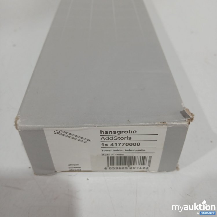 Artikel Nr. 979046 Artikel Nr. 979046: Hansgrohe AddStoris Towel holder twin handle 41770000