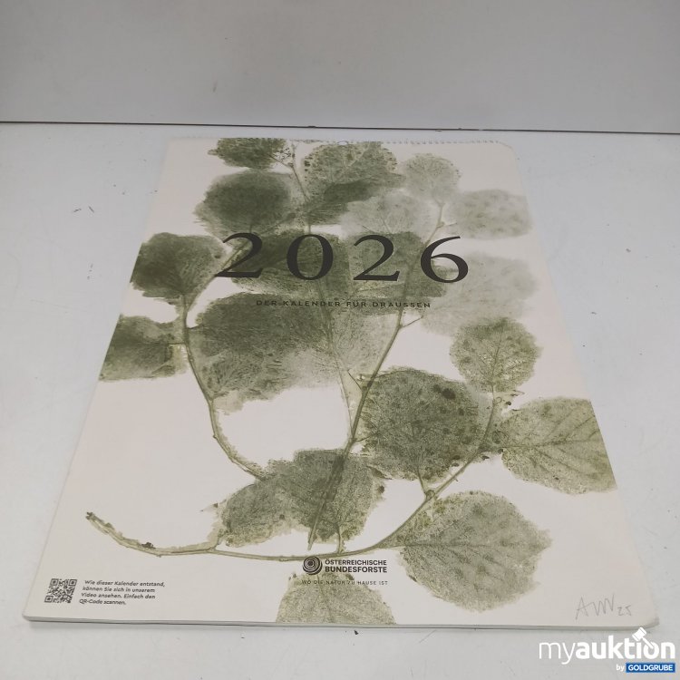 Artikel Nr. 987046 Artikel Nr. 987046: 2026 Kalender für Draussen österreichische Bundesforste