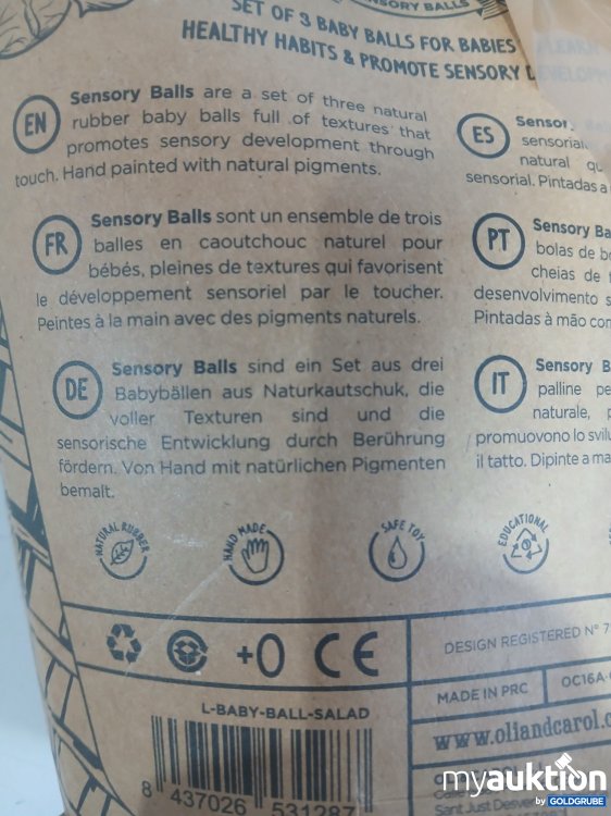 Artikel Nr. 995046 Artikel Nr. 995046: OLI & CAROL Sensory Balls