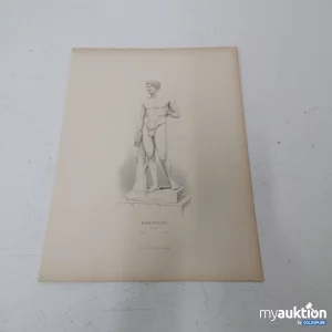 Auktion Bild ca. 30x20cm Discobolus