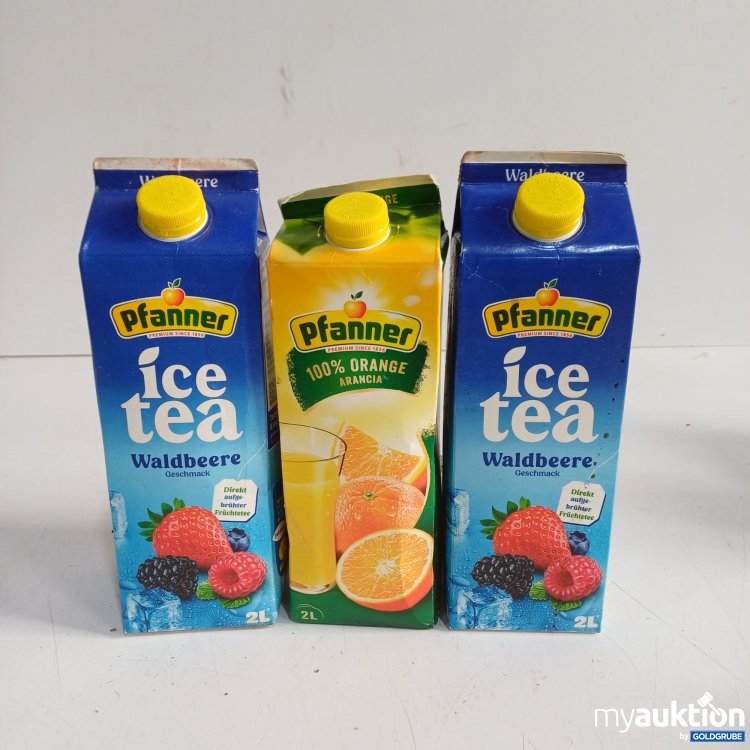 Artikel Nr. 462047: Pfanner ice tea & Orange Saft 3x2L 