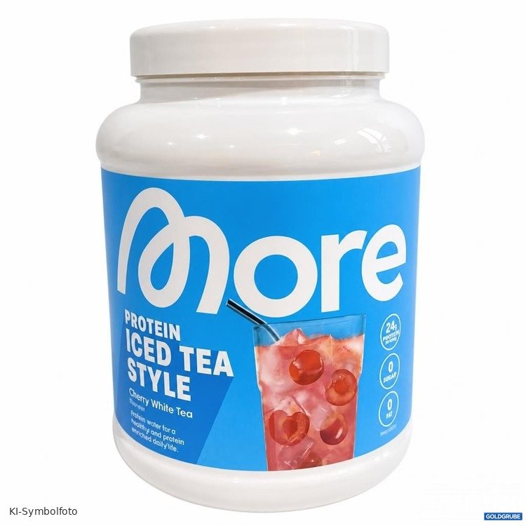 Artikel Nr. 465047 Artikel Nr. 465047: More Protein Iced Tea Style Cherry White 600g
