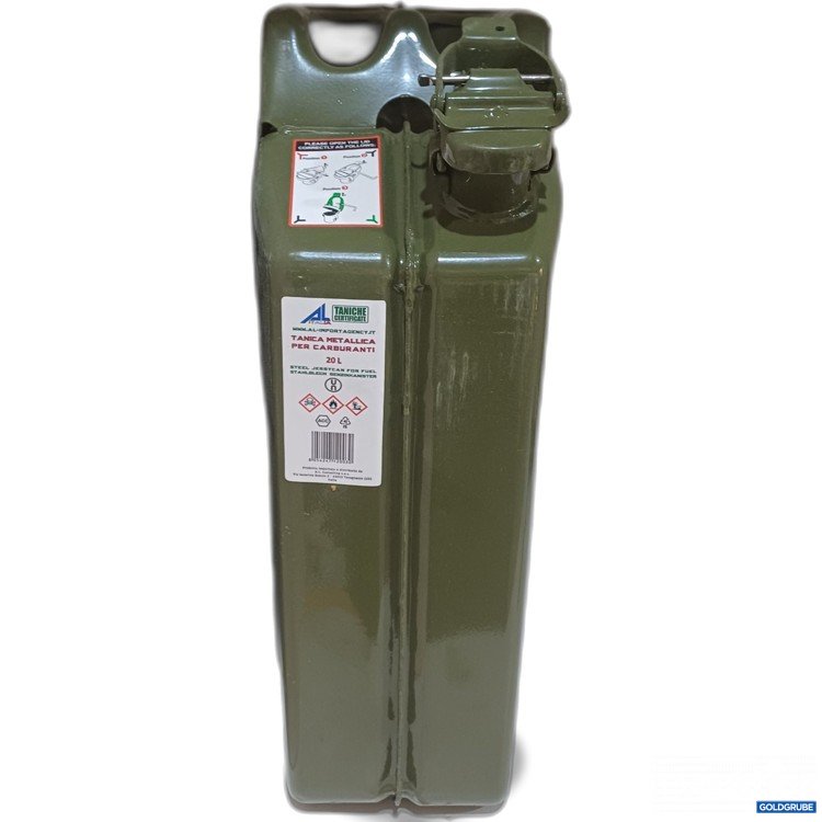 Artikel Nr. 526047: Metallkanister für Kraftstoff, Grün, 20L