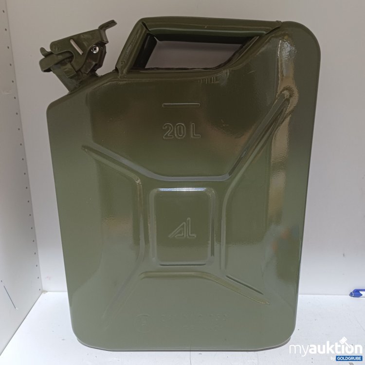 Artikel Nr. 526047: Metallkanister für Kraftstoff, Grün, 20L