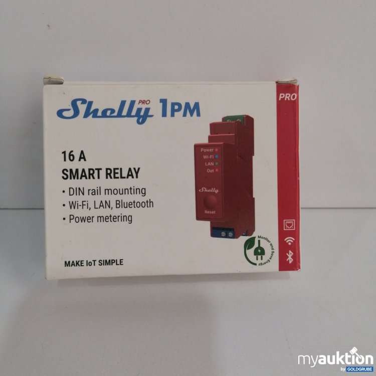 Artikel Nr. 826047 Artikel Nr. 826047: Shelly 1PM 16A Smart Relay