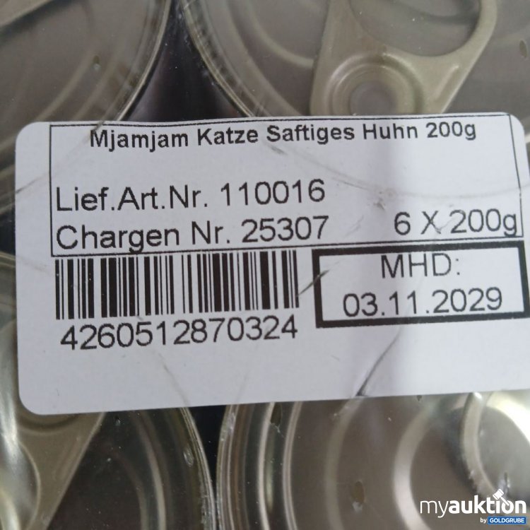 Artikel Nr. 968047: Mjamjam Katze Saftiges Huhn