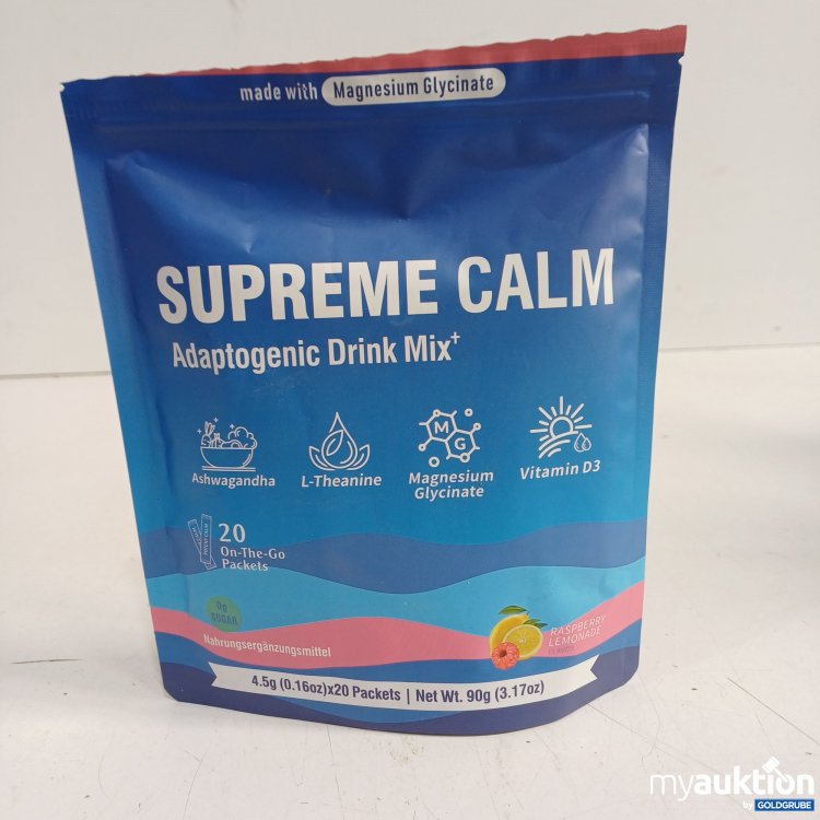 Artikel Nr. 462048: Supreme calm Adaptogenic Drink Mix Raspberry Lemonade Flavor 90g