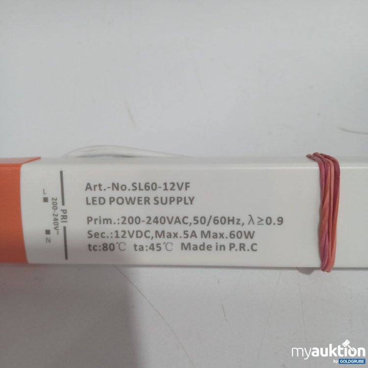 Artikel Nr. 519048 Artikel Nr. 519048: Snappy LED Power Supply SL60-12VF