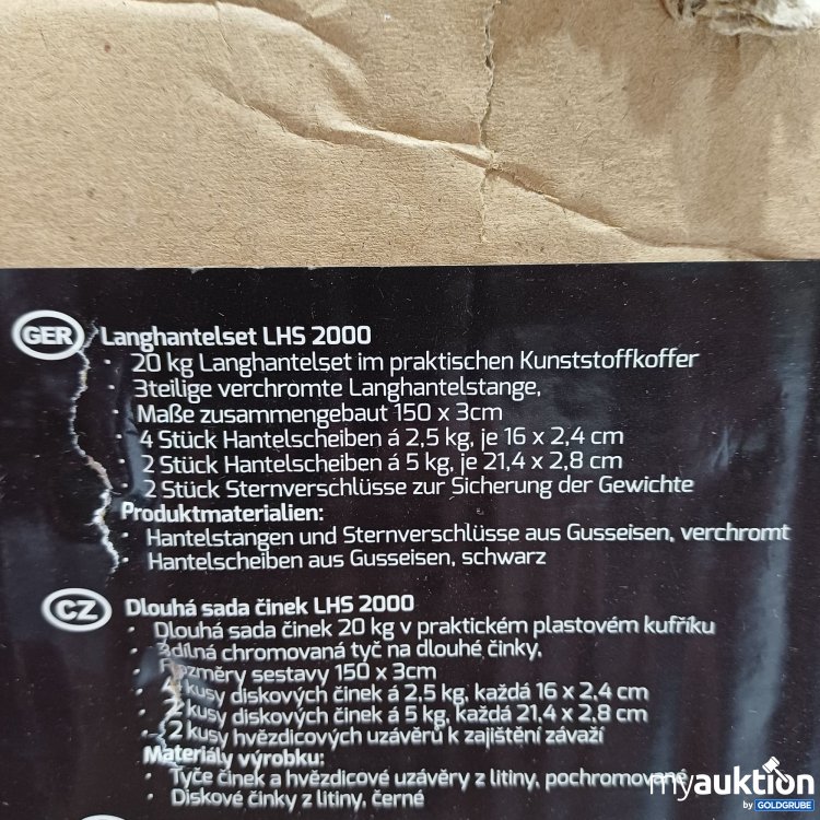 Artikel Nr. 897048: HervisSports X-FACT Langhantelset LH 2000