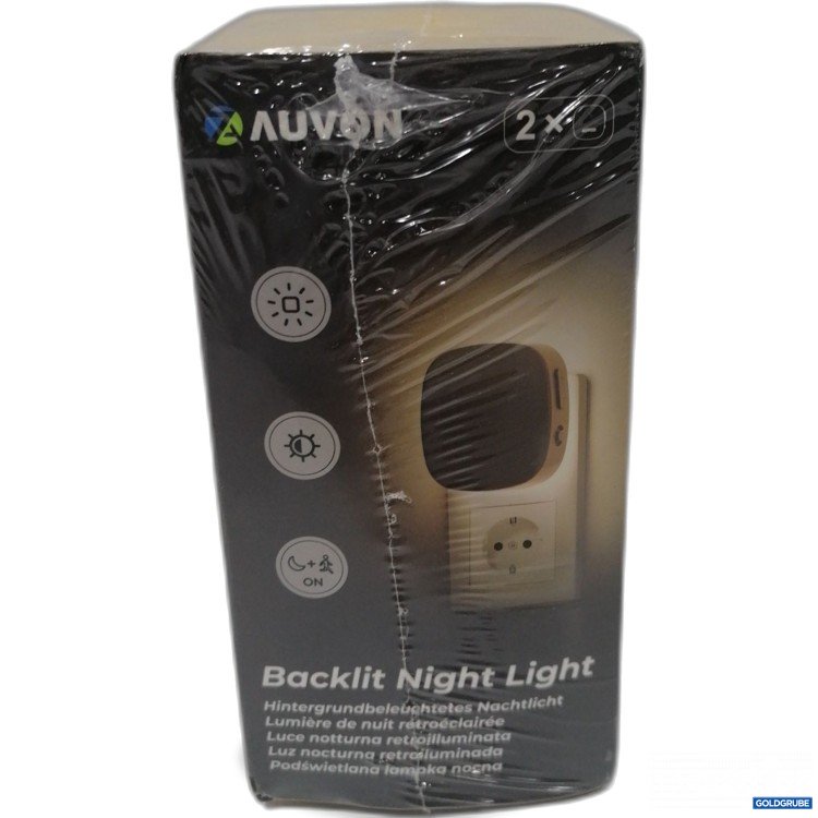 Artikel Nr. 898048: Auvon Hintergrundbeleuchtetes Nachtlicht 2Stk