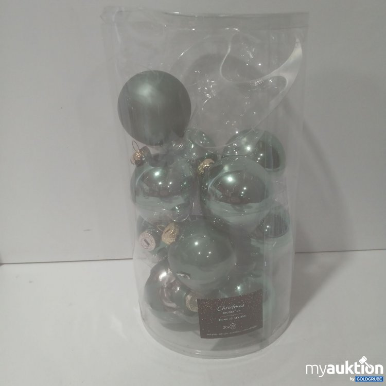 Artikel Nr. 912048 Artikel Nr. 912048: Weihnachtskugeln Grün Matt/Glänzend