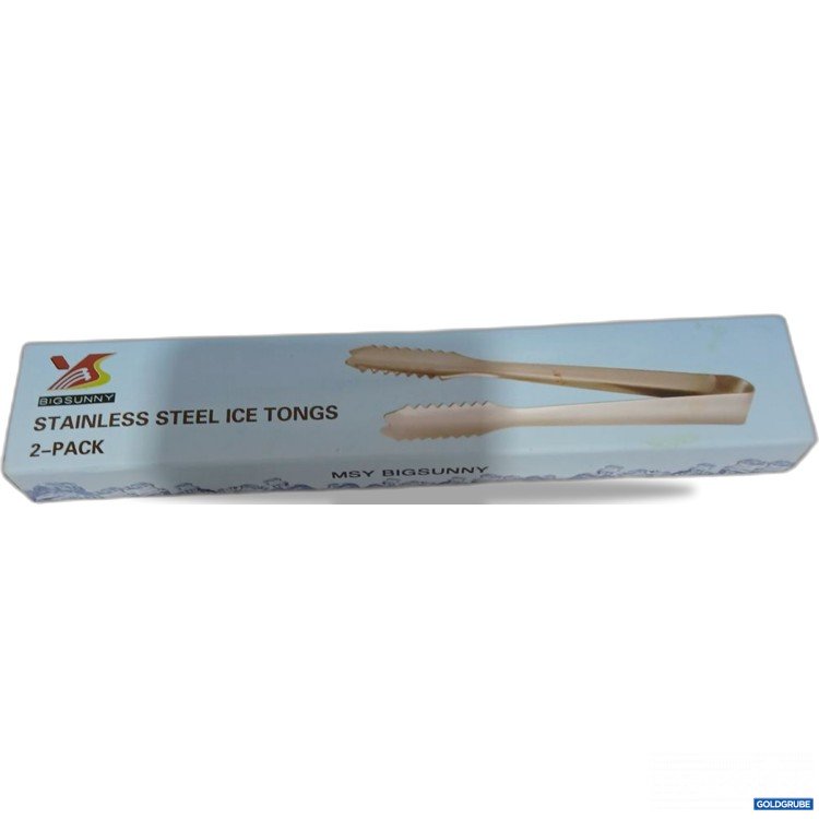 Artikel Nr. 920048: BIGSUNNY Stainless Steel Ice Tongs 2-Pack