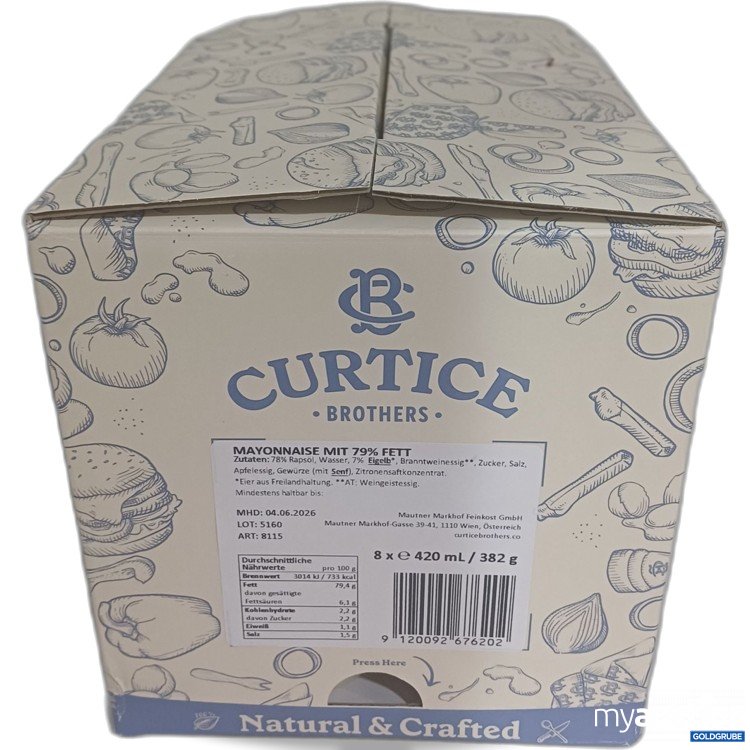 Artikel Nr. 932048 Artikel Nr. 932048: Curtice Brothers Mayonnaise 79% Fett, 8x420ml