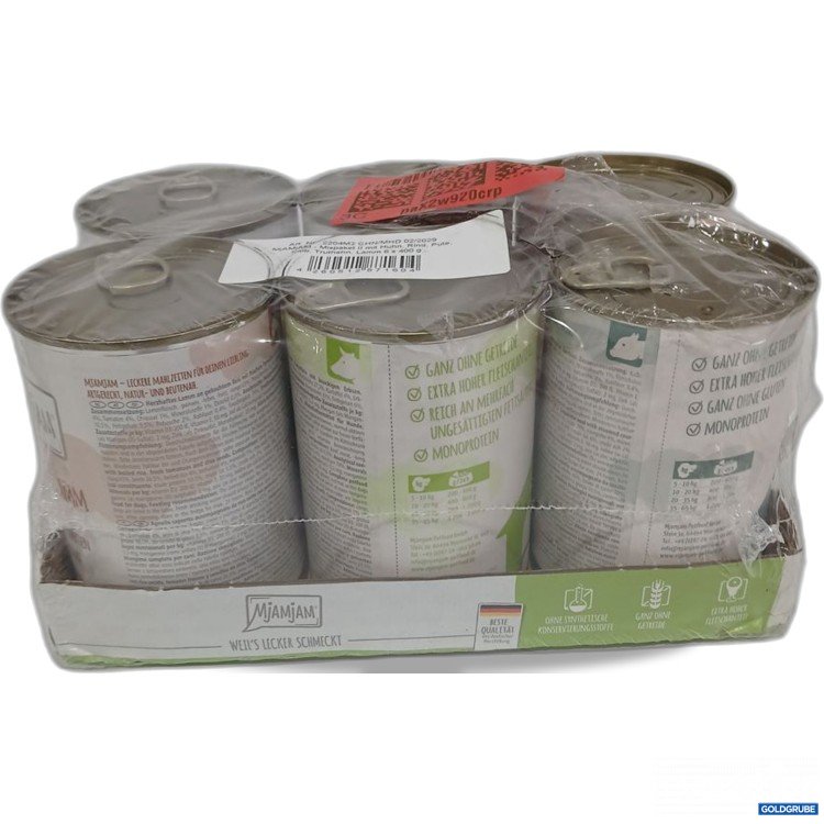 Artikel Nr. 968048: Mjamjam Hundefutter 6x400 g