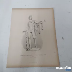 Auktion Bild ca. 30x20cm Apollo di Belvedere