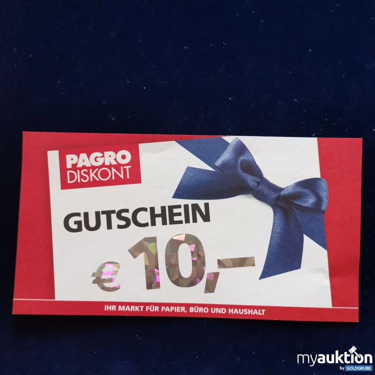 Artikel Nr. 784049 Artikel Nr. 784049: Pagro Gutschein Wert 10 Euro