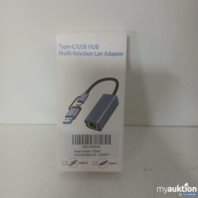 Artikel Nr. 902049: Type-C/ USB HUB Multi-function Lan Adapter 