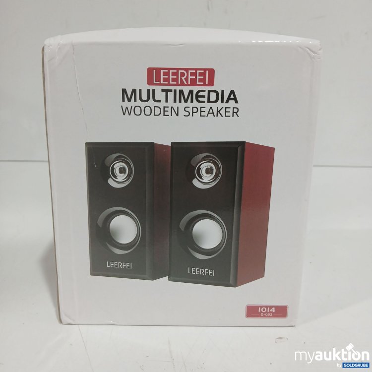 Artikel Nr. 979049 Artikel Nr. 979049: Leerfei Multimedia Wooden Speaker 1014 brown