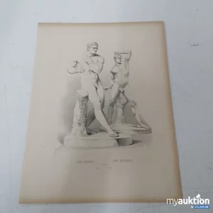 Auktion Bild ca. 30x20cm Boxer
