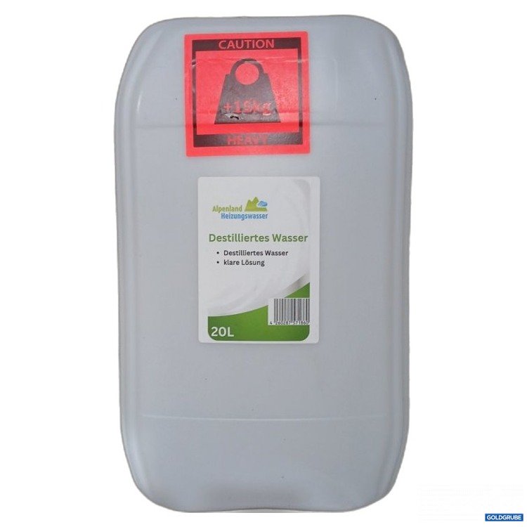 Artikel Nr. 467050 Artikel Nr. 467050: Alpenland Heizungswasser 20 l Destilliertes Wasser