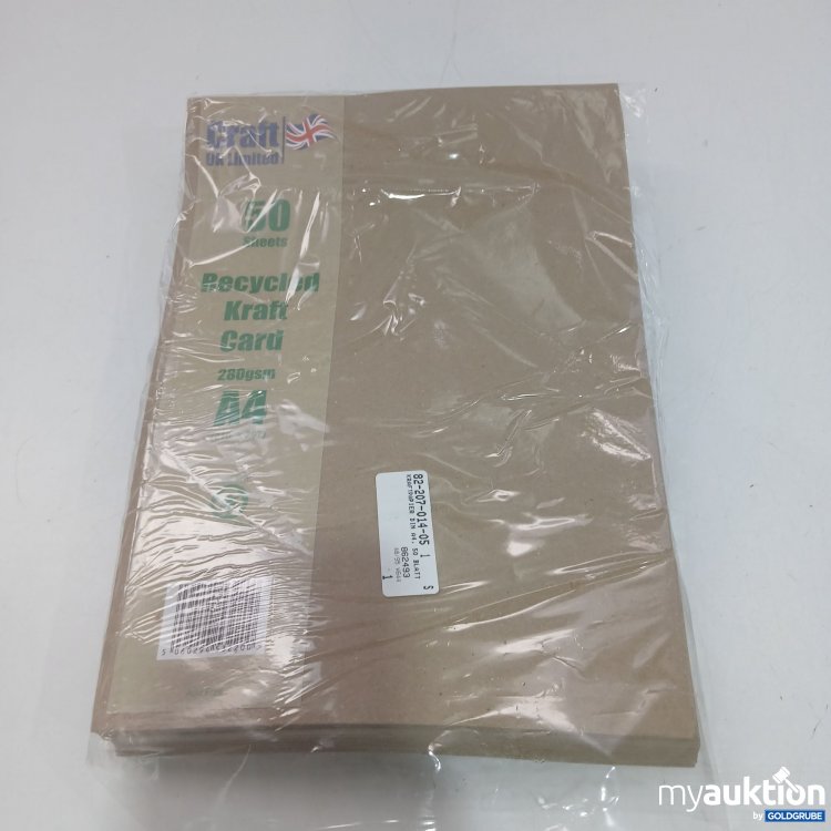 Artikel Nr. 874050: Recycled Kraft Card A4 50 Sheets