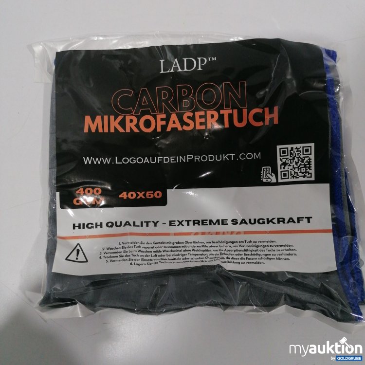 Artikel Nr. 896050: LADP Carbon Mikrofasertuch 40x50