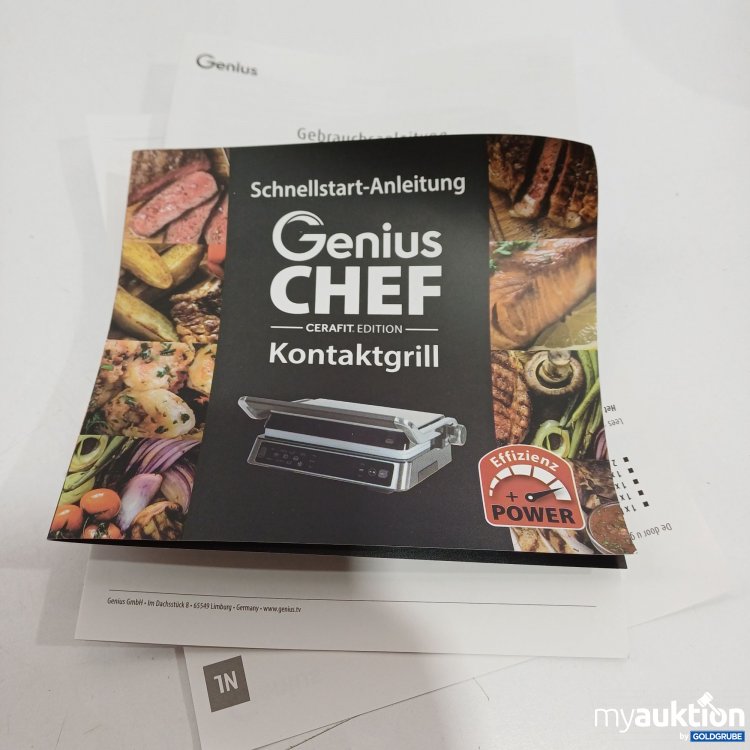 Artikel Nr. 897050: Genius Chef Kontaktgrill Cerafit Edition