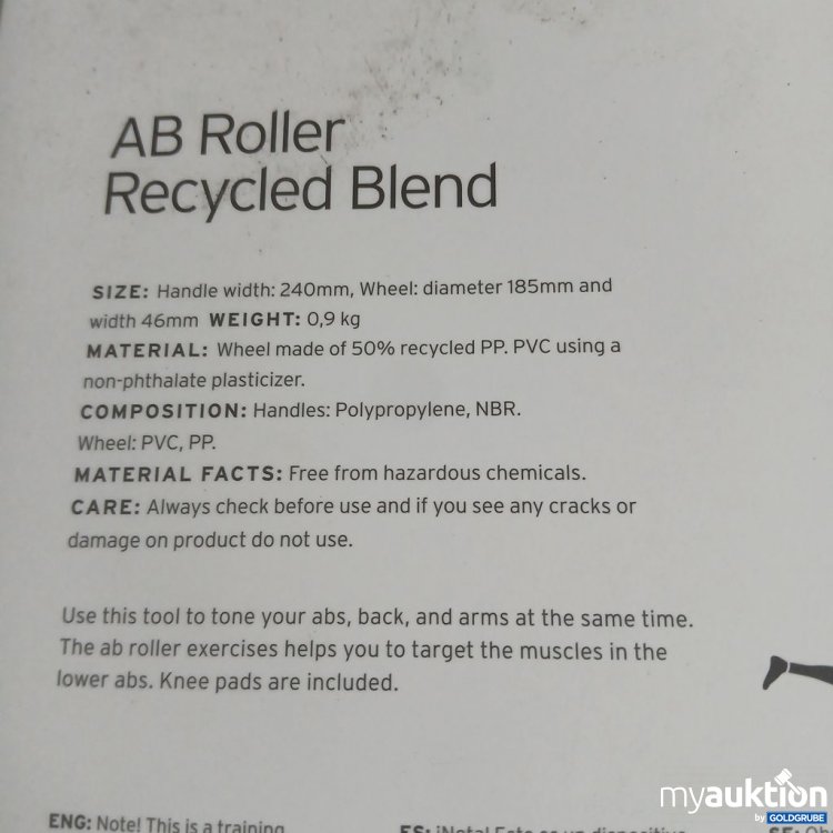Artikel Nr. 922050: casall AB Roller Recycled Blend 0.9kg