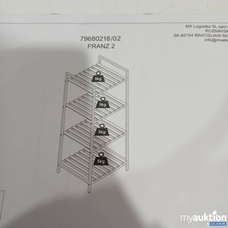 Artikel Nr. 961050: Möbelix Regal "Franz 2" 79680218/02 