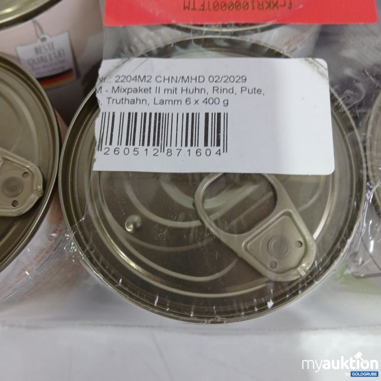 Artikel Nr. 968050: Mjamjam Hundefutter Mixpaket 6x400g