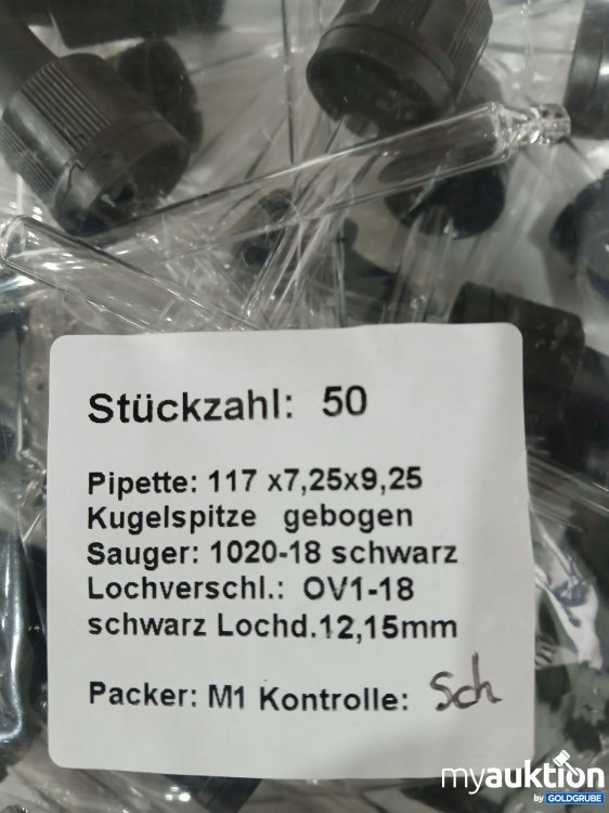 Artikel Nr. 986050 Artikel Nr. 986050: KORA Pipette 50stk. Kugelspitze gebogen