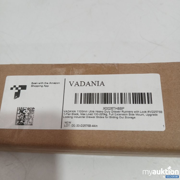 Artikel Nr. 987050: Vadania Drawer Sildes 1100mm Ultra Heavy Duty 