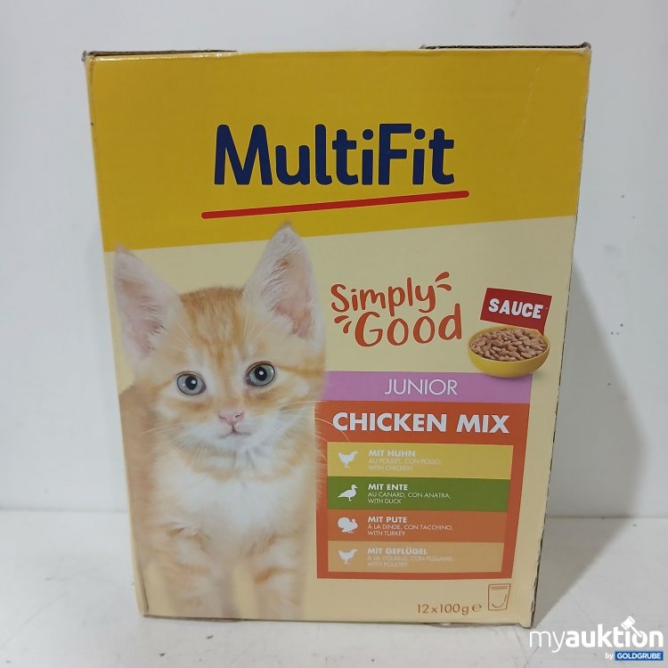 Artikel Nr. 990050 Artikel Nr. 990050: Multifit Simply Good Junior Chicken Mix 12x100g
