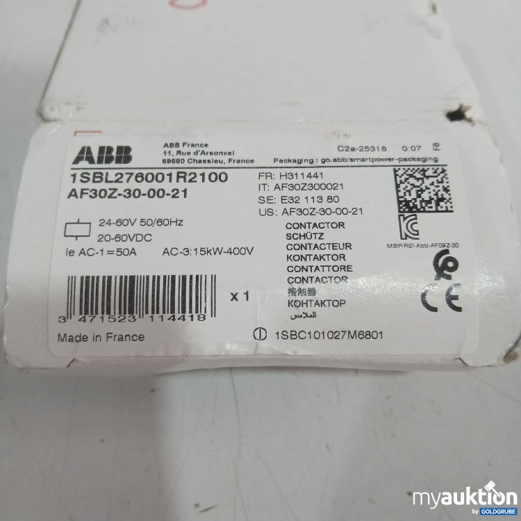 Artikel Nr. 447051 Artikel Nr. 447051: ABB Schütz 1SBL2760001R2100