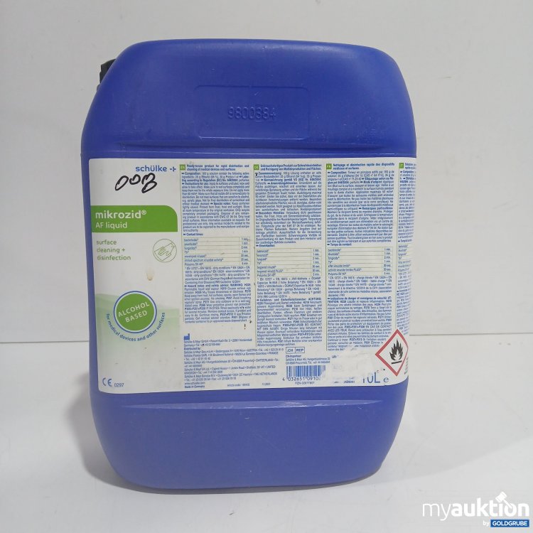 Artikel Nr. 524051 Artikel Nr. 524051: Schülke Mikrozid AF Liquid 10L