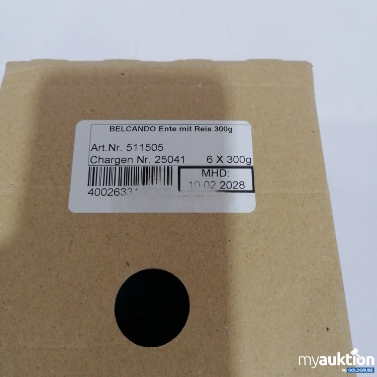 Artikel Nr. 836051 Artikel Nr. 836051: Belcando Ente mit Reis 6x300g