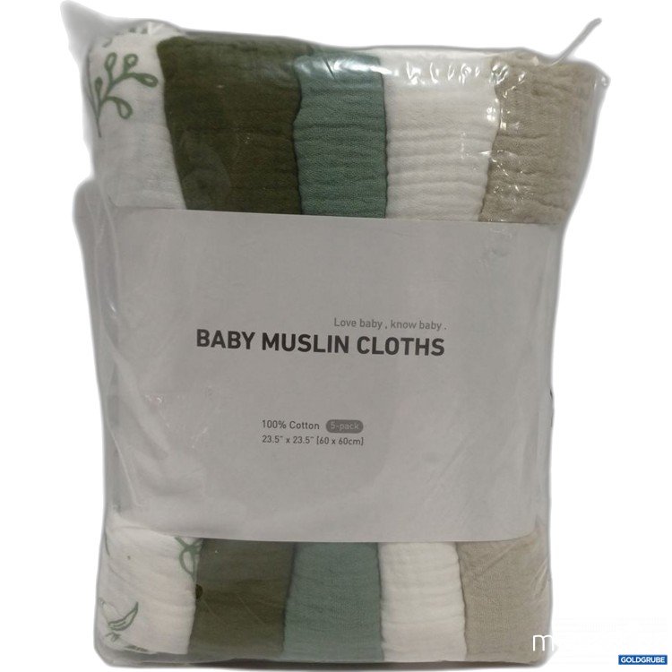 Artikel Nr. 939051 Artikel Nr. 939051: Baby Muslin Cloths 5-pack