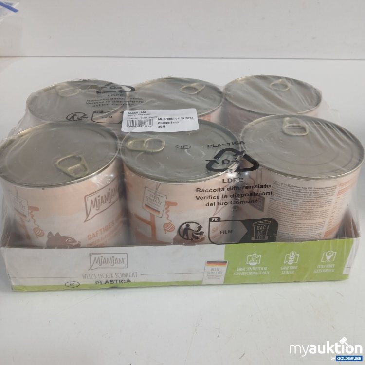 Artikel Nr. 951051: Mjamjam Katzenfutter Huhn Pur 6x800g