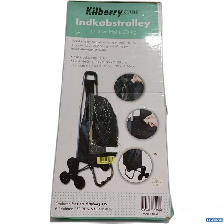 Artikel Nr. 961051 Artikel Nr. 961051: Kilbery Care Indkøbstrolley 32L max. 30kg