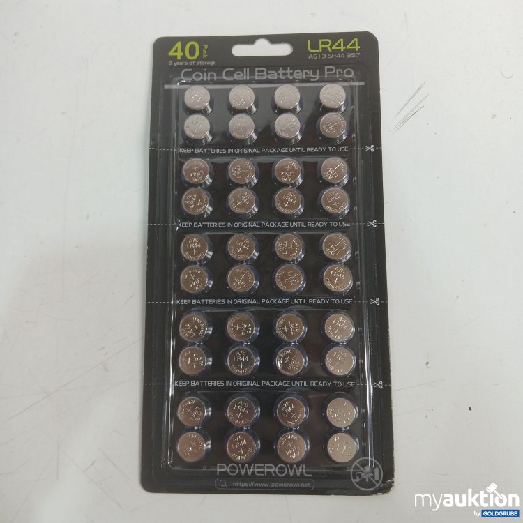 Artikel Nr. 981051 Artikel Nr. 981051: Coin Cell Battery Pro LR44 40Pack