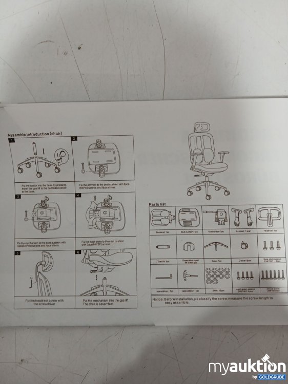 Artikel Nr. 986051 Artikel Nr. 986051: ERGOIHEBIA Ergonomischer Bürostuhl